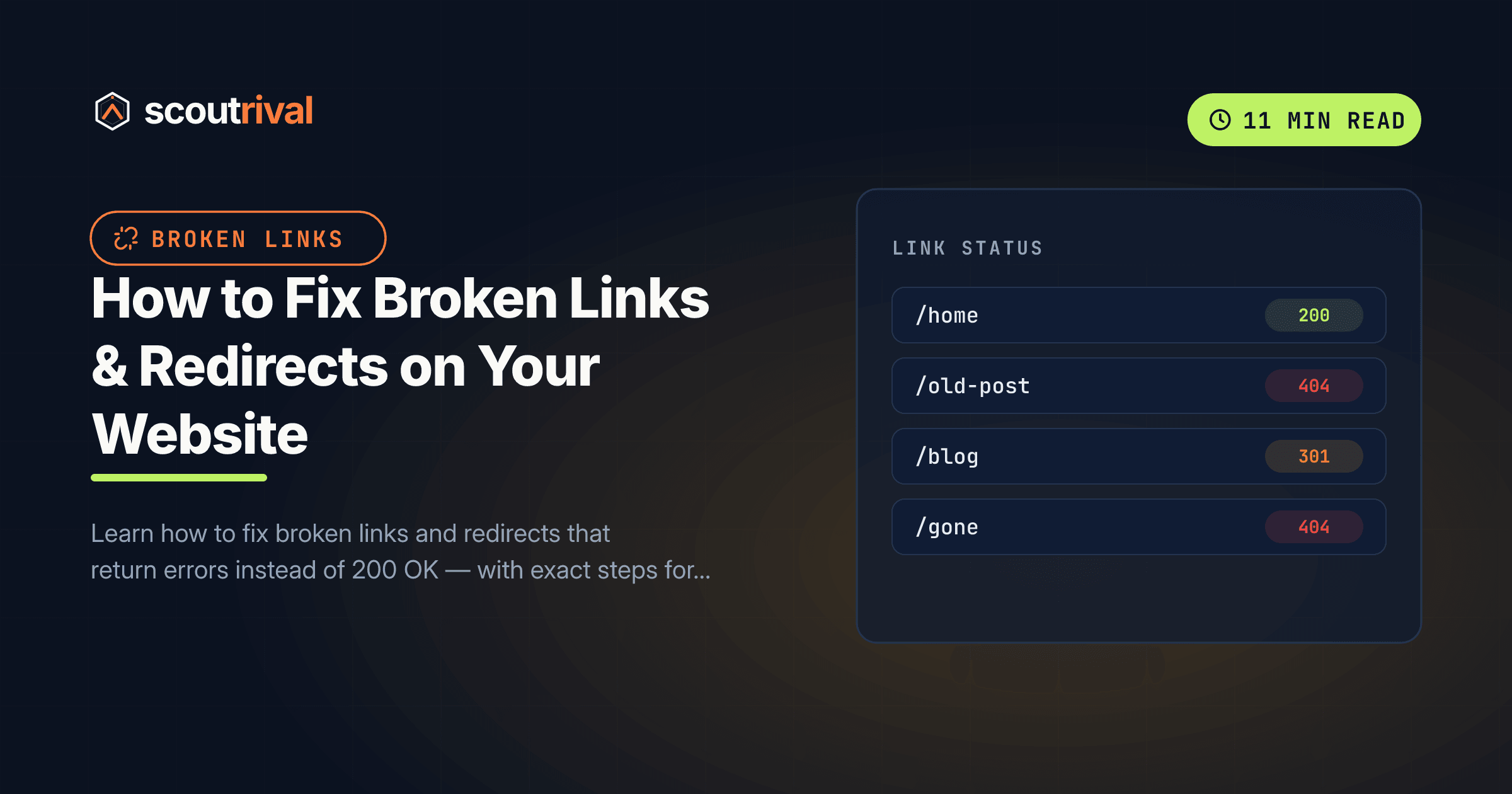 How to Fix Broken Links & Redirects on Your Website — cover