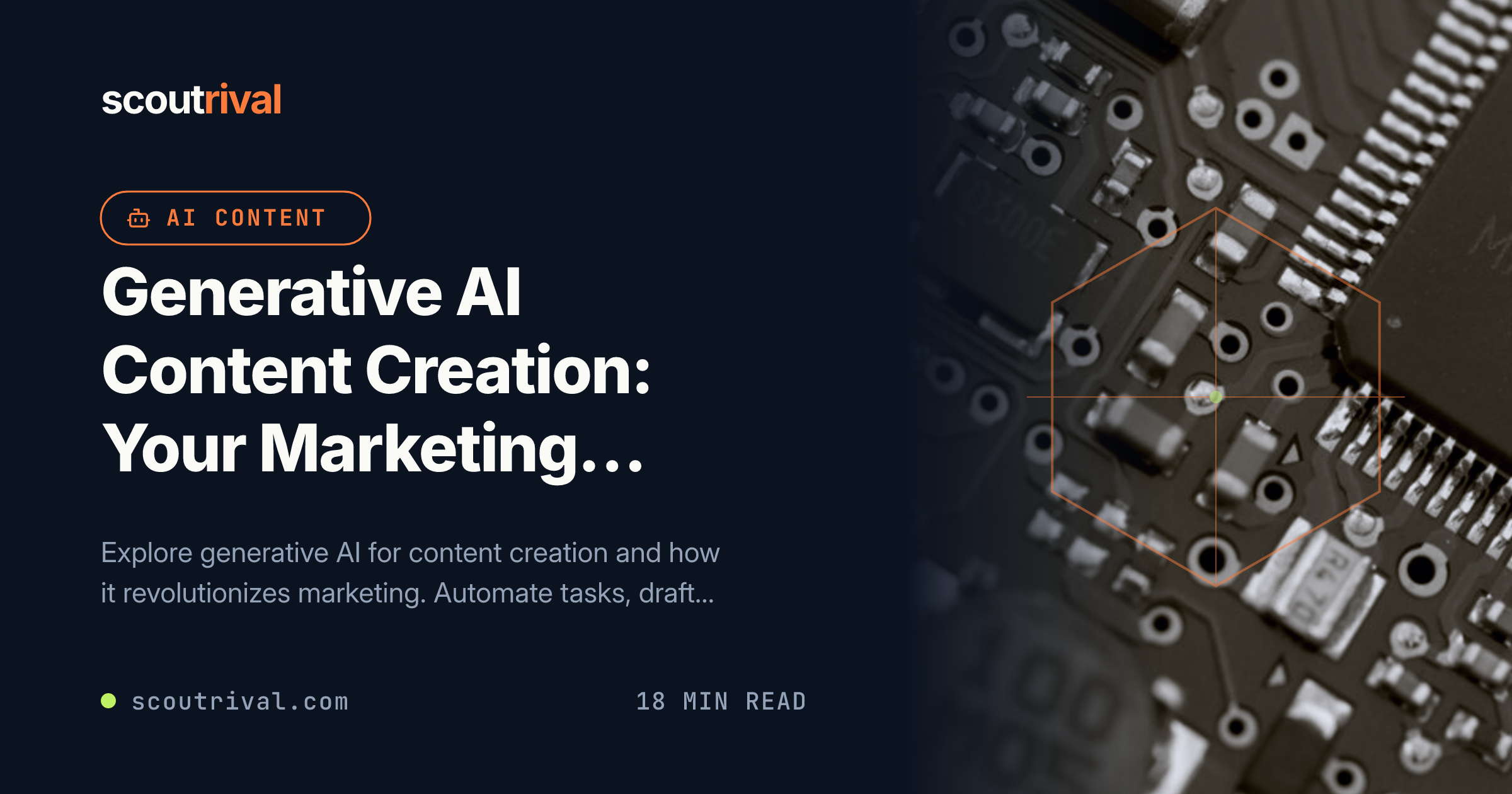 Generative AI Content Creation: Your Marketing Operator — cover