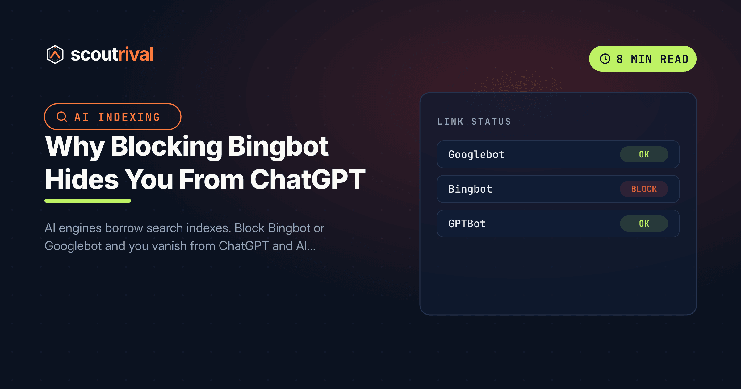 Why Blocking Bingbot Hides You From ChatGPT — cover