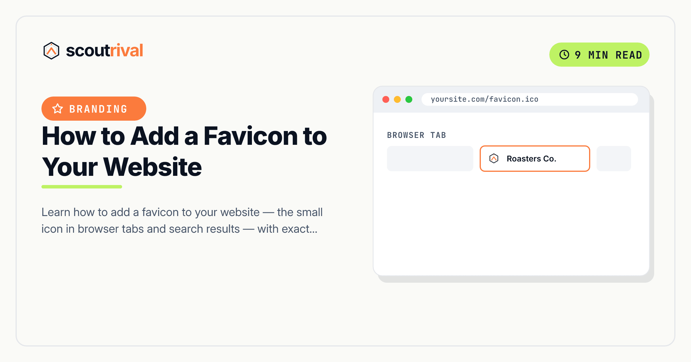 How to Add a Favicon to Your Website (Step-by-Step) — cover