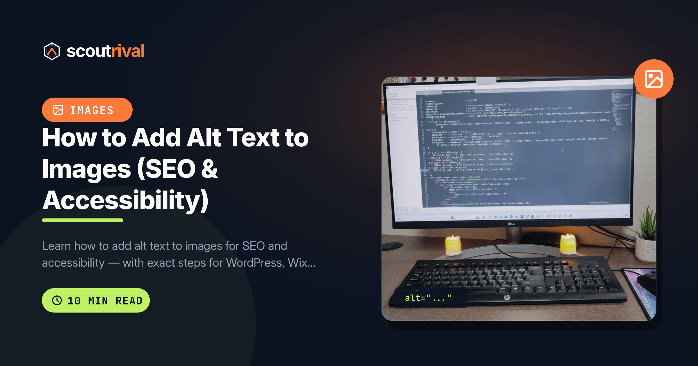How to Add Alt Text to Images (SEO & Accessibility) — cover