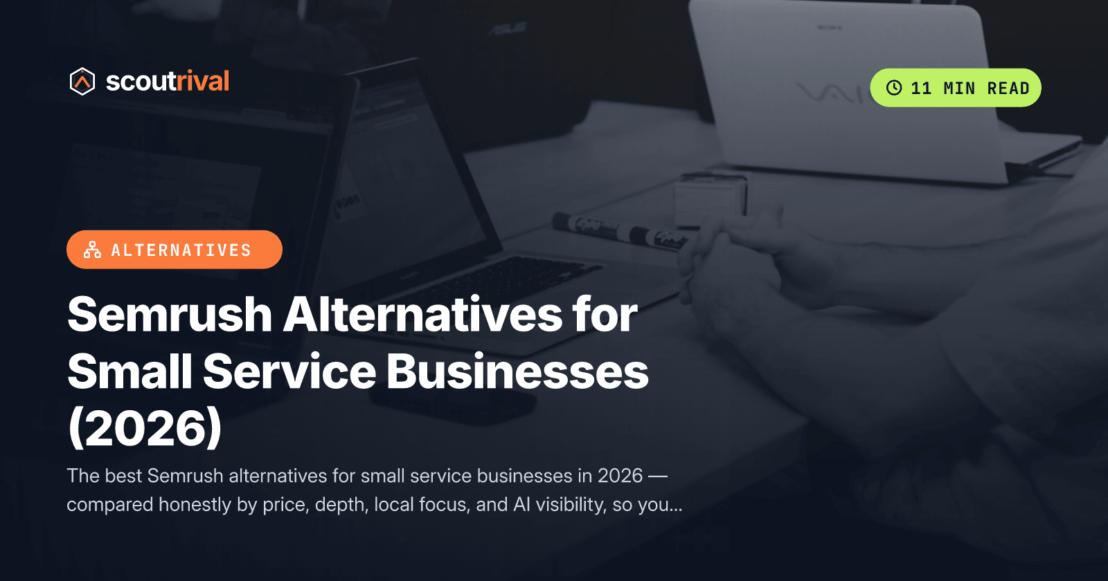 Semrush Alternatives for Small Service Businesses (2026) — cover