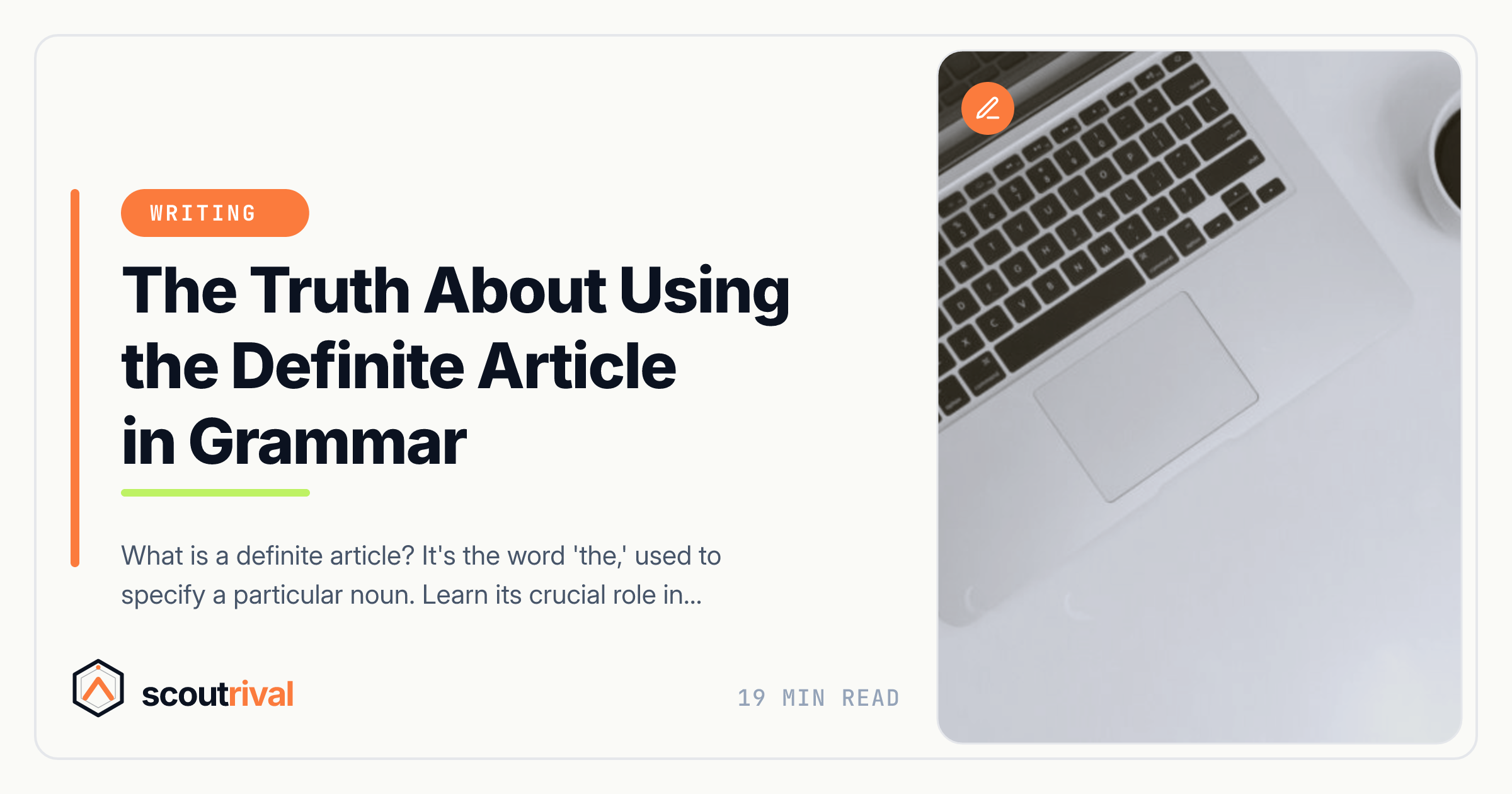 The Truth About Using the Definite Article in Grammar — cover