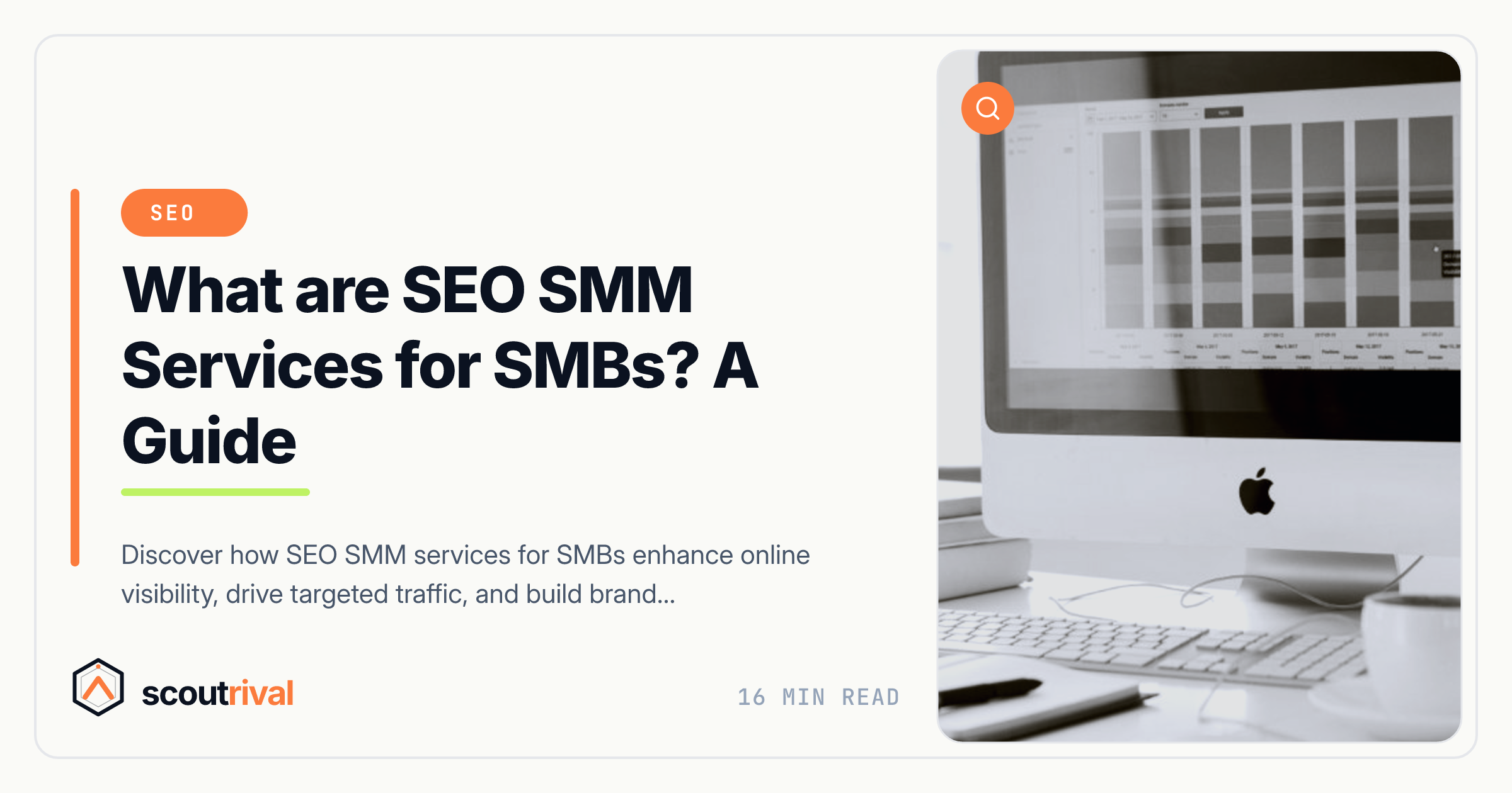 What are SEO SMM Services for SMBs? A Guide — cover