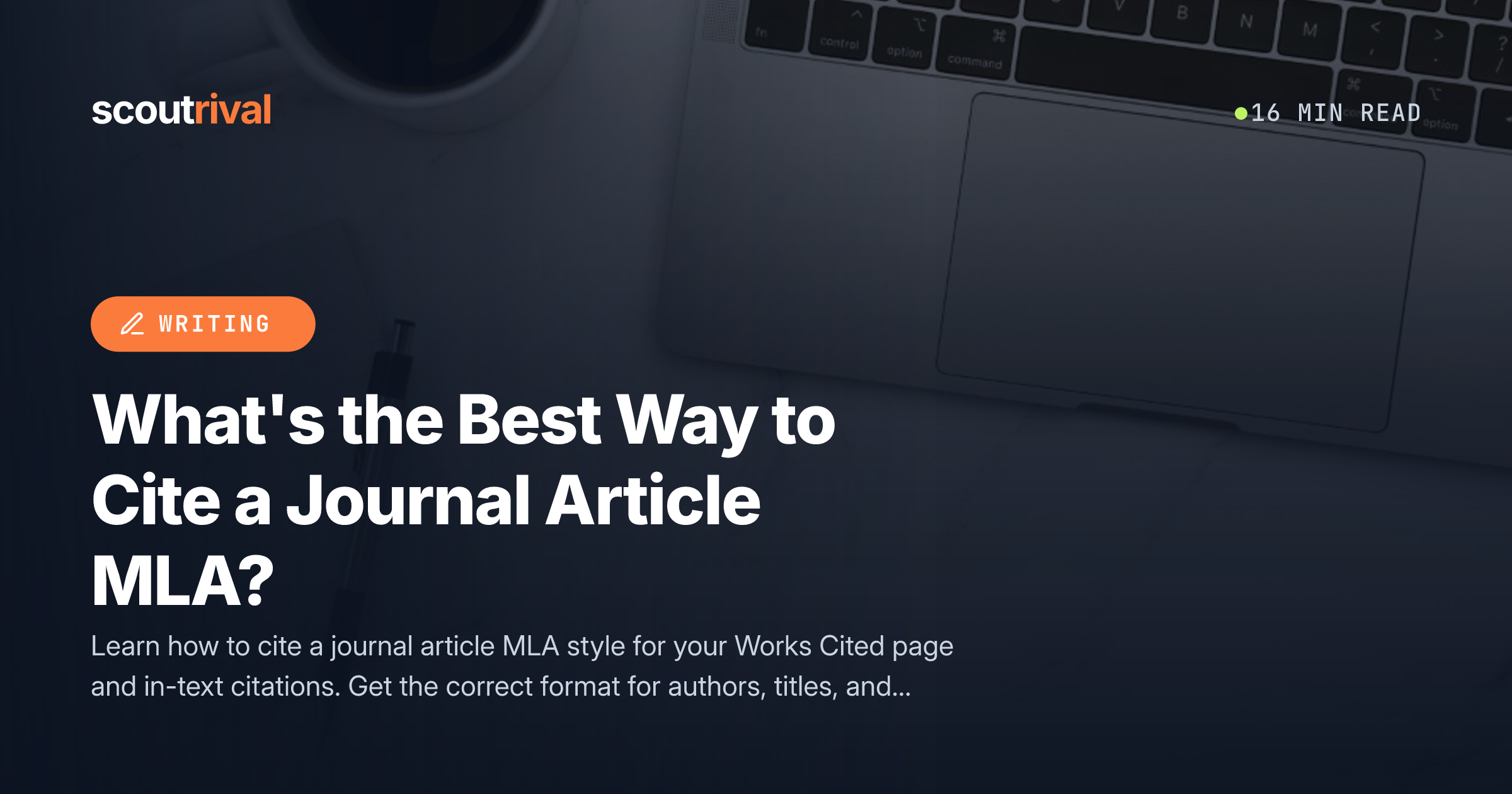 What's the Best Way to Cite a Journal Article MLA? — cover