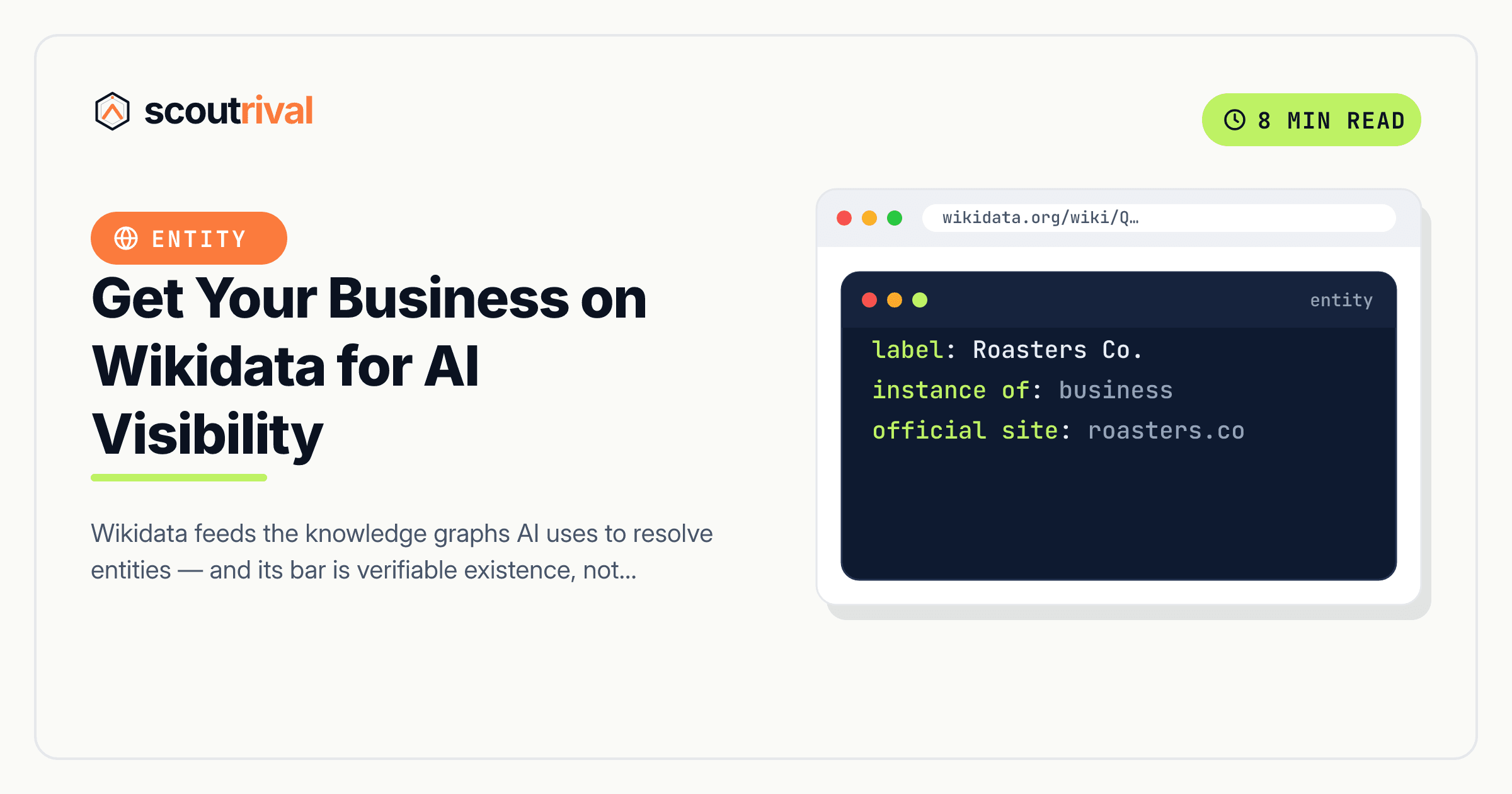 Get Your Business on Wikidata for AI Visibility — cover