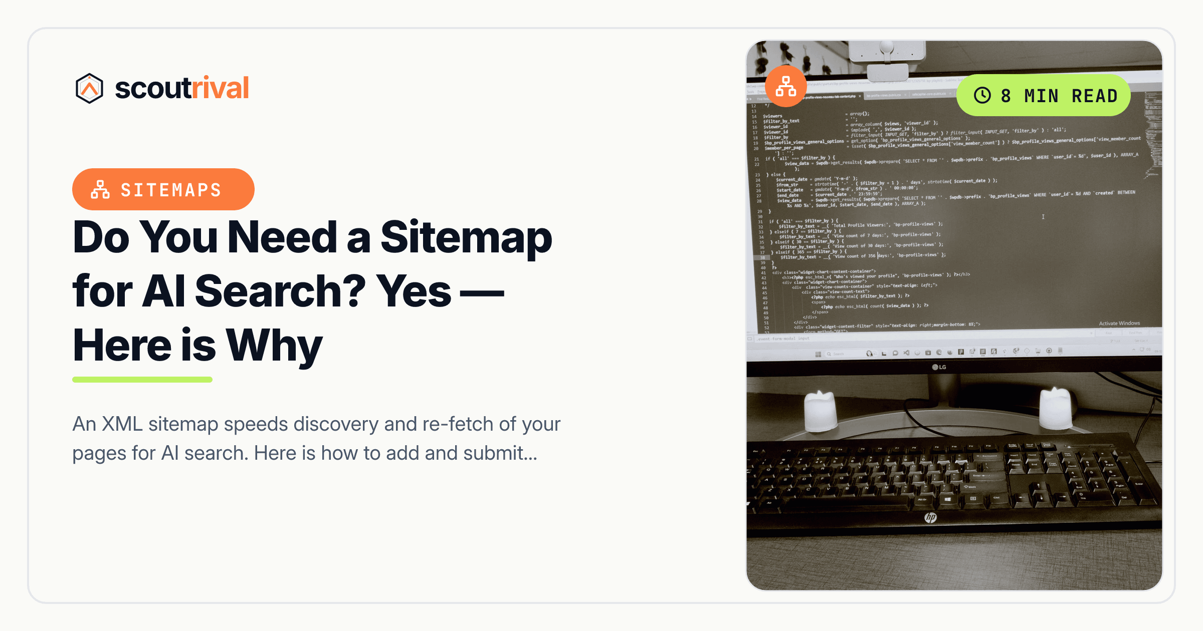 Do You Need a Sitemap for AI Search? (Yes, Here's Why) — cover